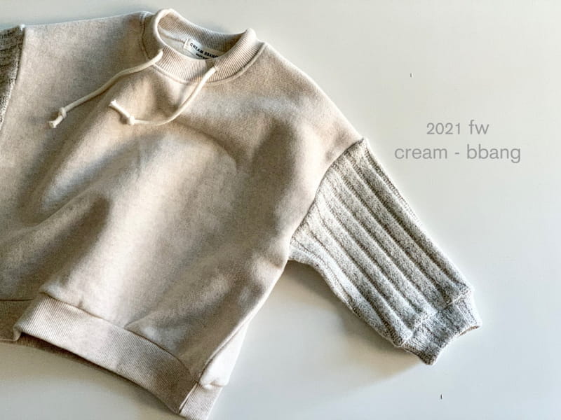CREAM BBANG - Korean Children Fashion - #Kfashion4kids - Fleece Knit Color Sweatshirt - 8