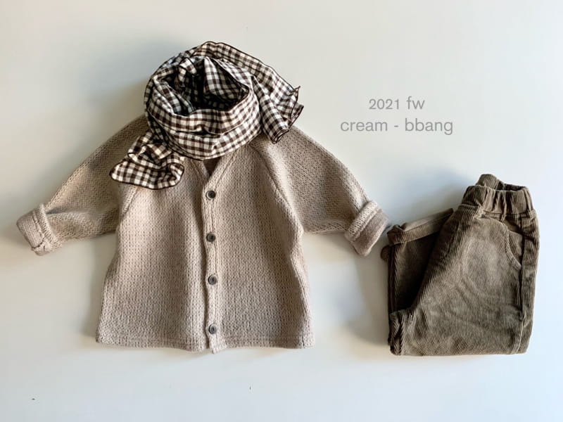 CREAM BBANG - Korean Children Fashion - #Kfashion4kids - Knit Cardigan - 2