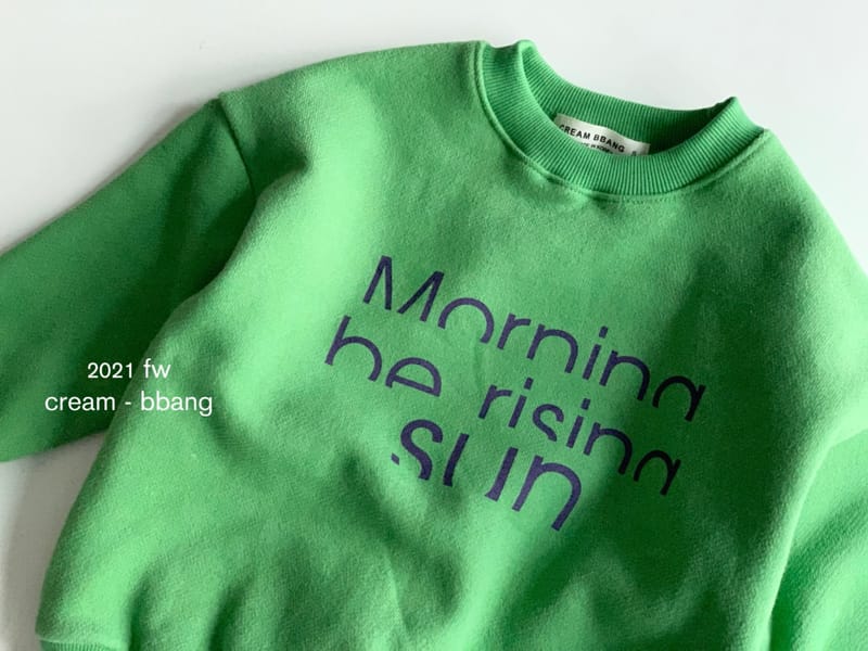 CREAM BBANG - Korean Children Fashion - #Kfashion4kids - Rising Sun Fleece Sweatshirt - 10