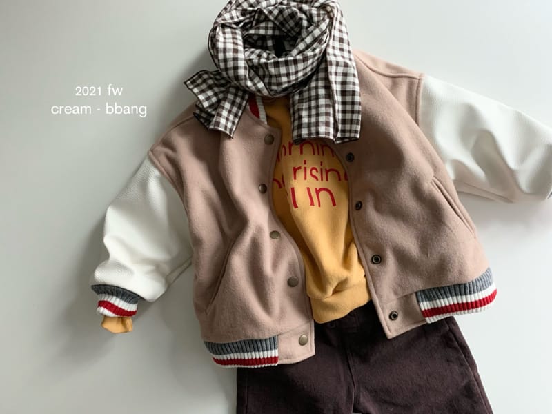 CREAM BBANG - Korean Children Fashion - #Kfashion4kids - Rising Sun Fleece Sweatshirt - 12