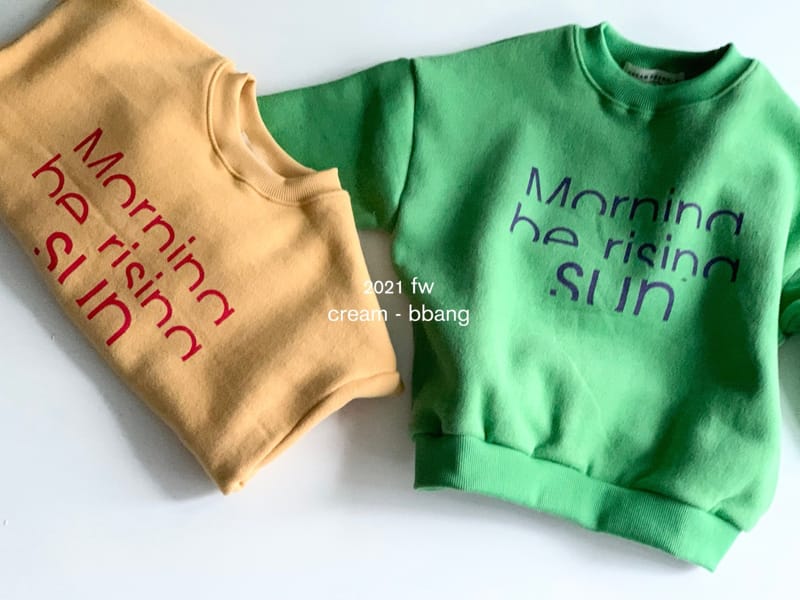 CREAM BBANG - Korean Children Fashion - #Kfashion4kids - Rising Sun Fleece Sweatshirt - 2