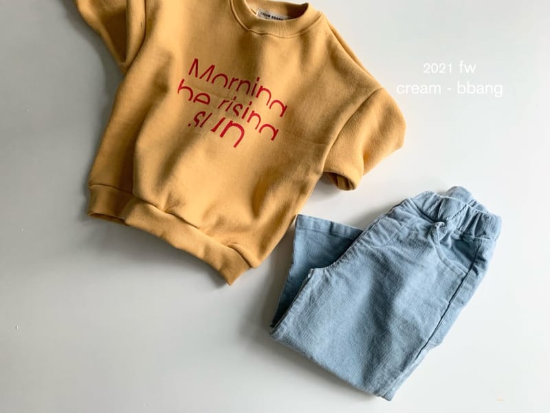CREAM BBANG - Korean Children Fashion - #Kfashion4kids - Rising Sun Fleece Sweatshirt - 3