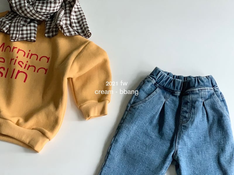 CREAM BBANG - Korean Children Fashion - #Kfashion4kids - Rising Sun Fleece Sweatshirt - 5