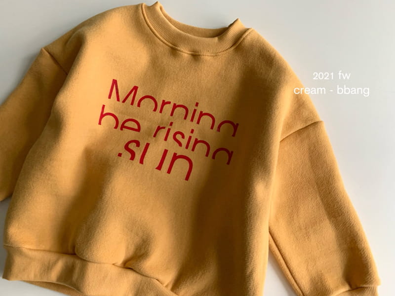 CREAM BBANG - Korean Children Fashion - #Kfashion4kids - Rising Sun Fleece Sweatshirt - 6