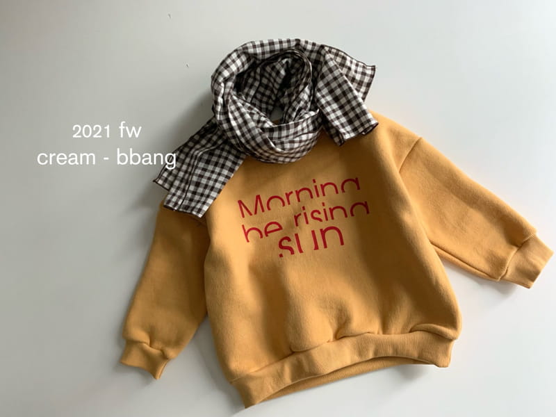 CREAM BBANG - Korean Children Fashion - #Kfashion4kids - Rising Sun Fleece Sweatshirt - 9