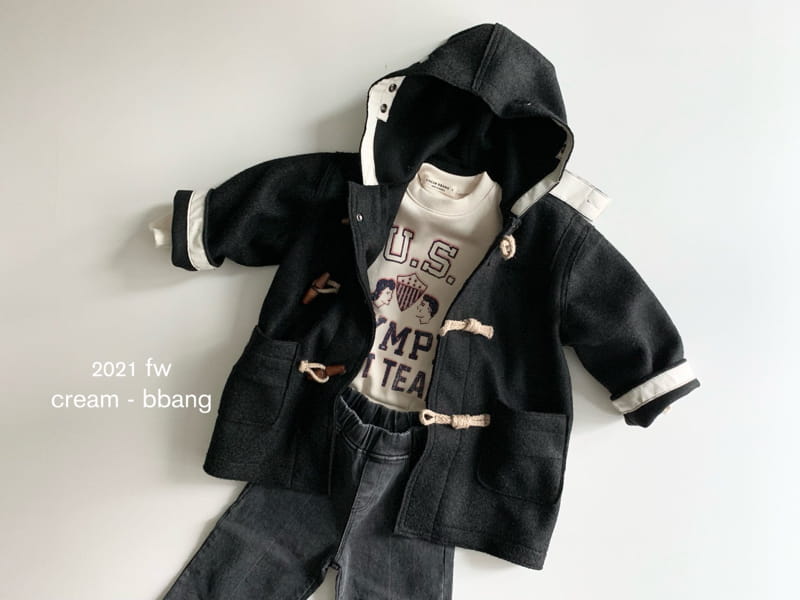 CREAM BBANG - Korean Children Fashion - #Kfashion4kids - Fleece Denim Wide Pants - 4