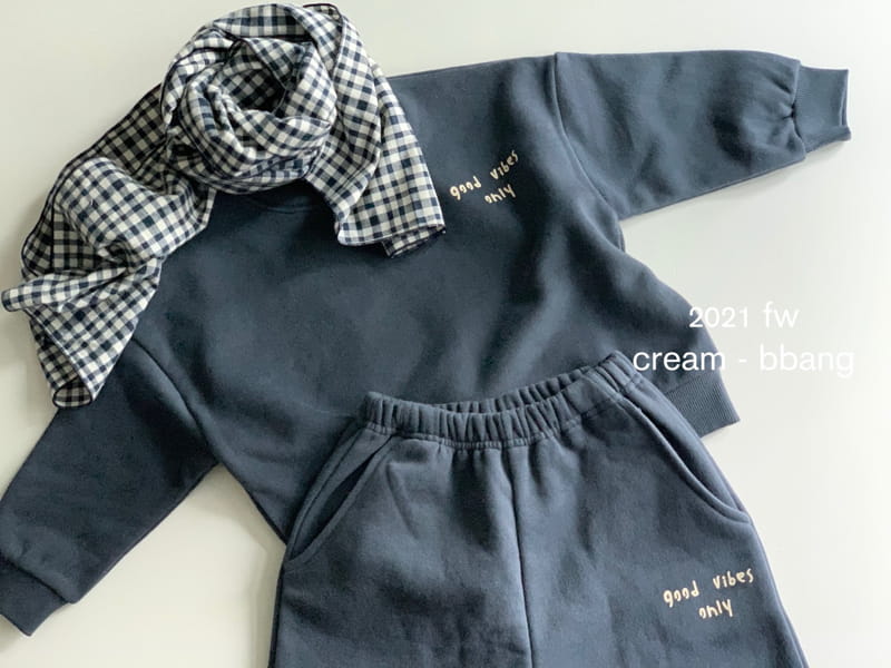 CREAM BBANG - Korean Children Fashion - #Kfashion4kids - Vibe Fleece Top Bottom Set - 10