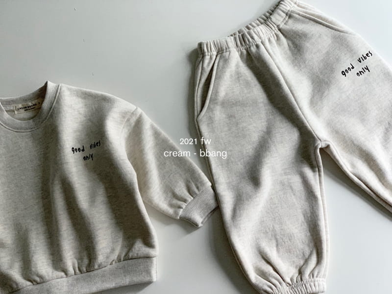 CREAM BBANG - Korean Children Fashion - #Kfashion4kids - Vibe Fleece Top Bottom Set - 11