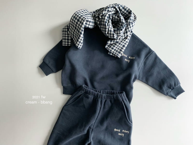 CREAM BBANG - Korean Children Fashion - #Kfashion4kids - Vibe Fleece Top Bottom Set - 2