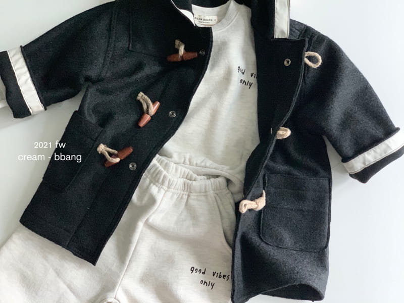 CREAM BBANG - Korean Children Fashion - #Kfashion4kids - Vibe Fleece Top Bottom Set - 3