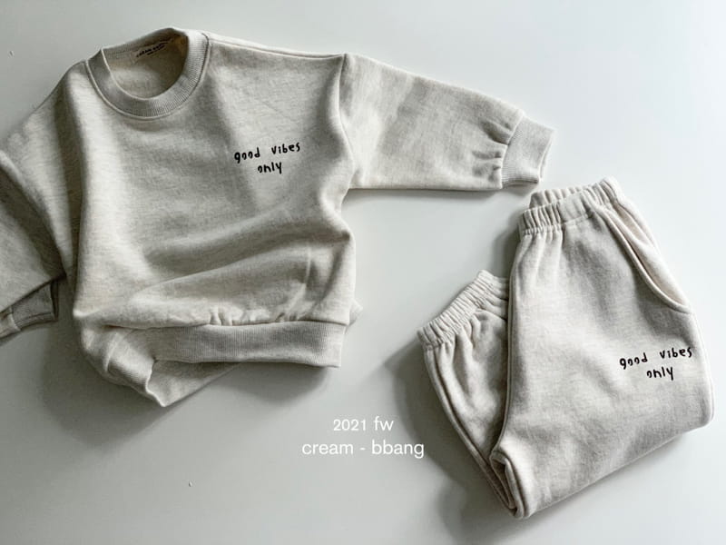 CREAM BBANG - Korean Children Fashion - #Kfashion4kids - Vibe Fleece Top Bottom Set - 4