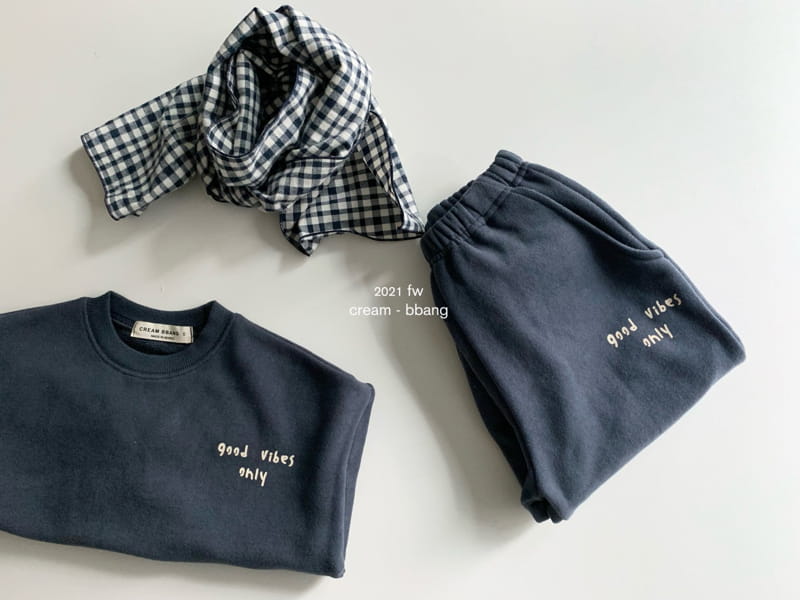 CREAM BBANG - Korean Children Fashion - #Kfashion4kids - Vibe Fleece Top Bottom Set - 8