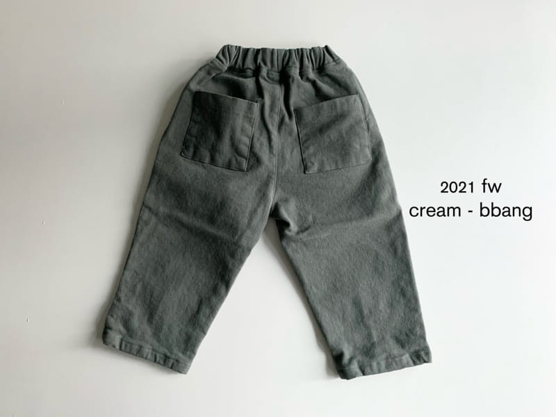 CREAM BBANG - Korean Children Fashion - #Kfashion4kids - Fleece Cotton Dart Baggy Pants - 11
