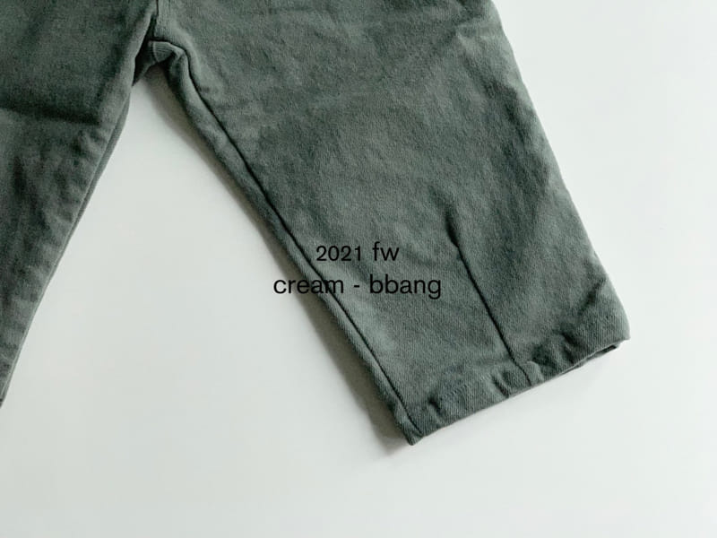 CREAM BBANG - Korean Children Fashion - #Kfashion4kids - Fleece Cotton Dart Baggy Pants - 12