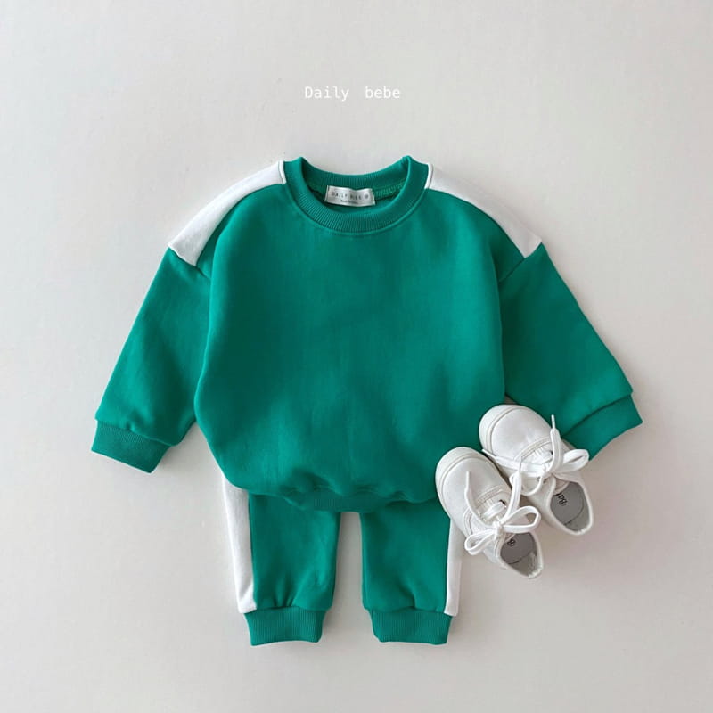DAILY BEBE - Korean Children Fashion - #Kfashion4kids - Squid Top Bottom SEt - 4