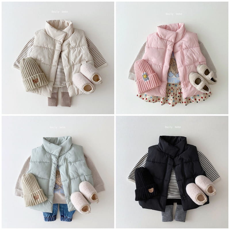 DAILY BEBE - Korean Children Fashion - #Kfashion4kids - Daily Padding Vest