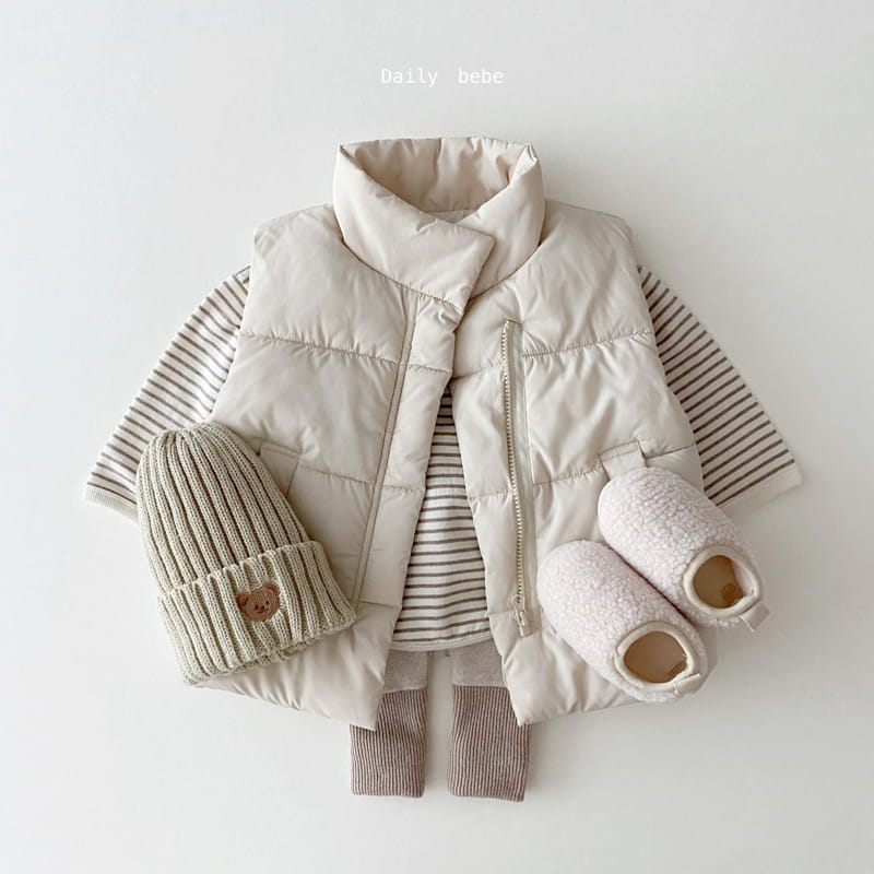 DAILY BEBE - Korean Children Fashion - #Kfashion4kids - Daily Padding Vest - 2