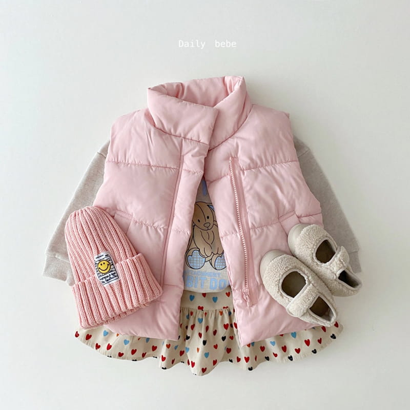 DAILY BEBE - Korean Children Fashion - #Kfashion4kids - Daily Padding Vest - 3