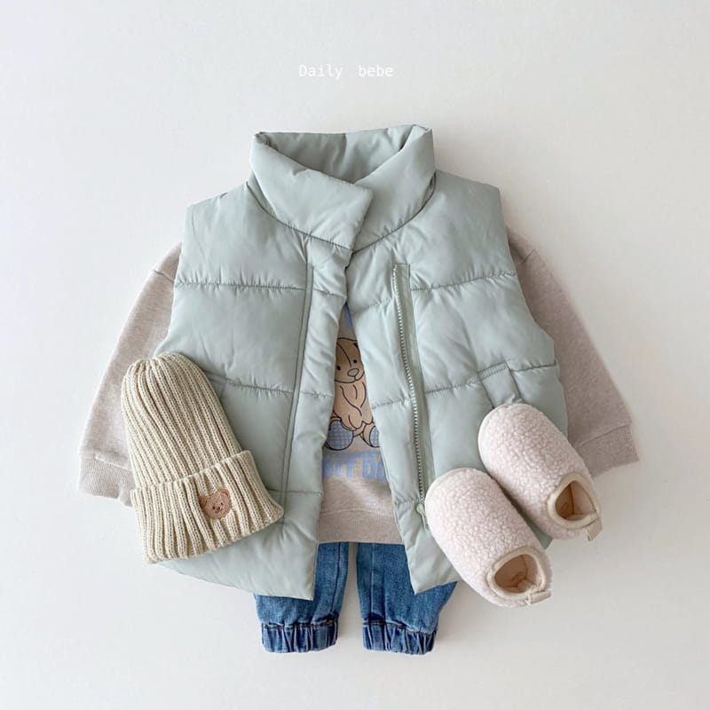 DAILY BEBE - Korean Children Fashion - #Kfashion4kids - Daily Padding Vest - 4