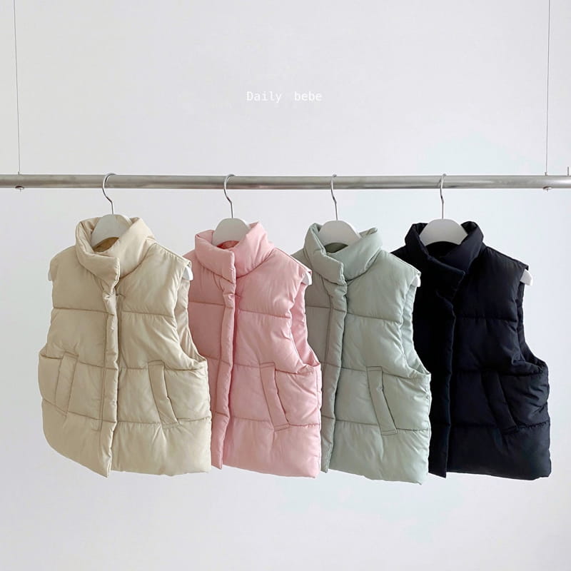 DAILY BEBE - Korean Children Fashion - #Kfashion4kids - Daily Padding Vest - 6