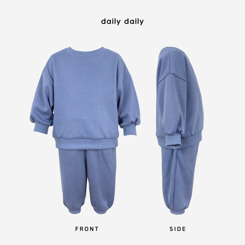 DAILY DAILY - Korean Children Fashion - #Kfashion4kids - Everyday Fleece Top Bottom Set  - 10