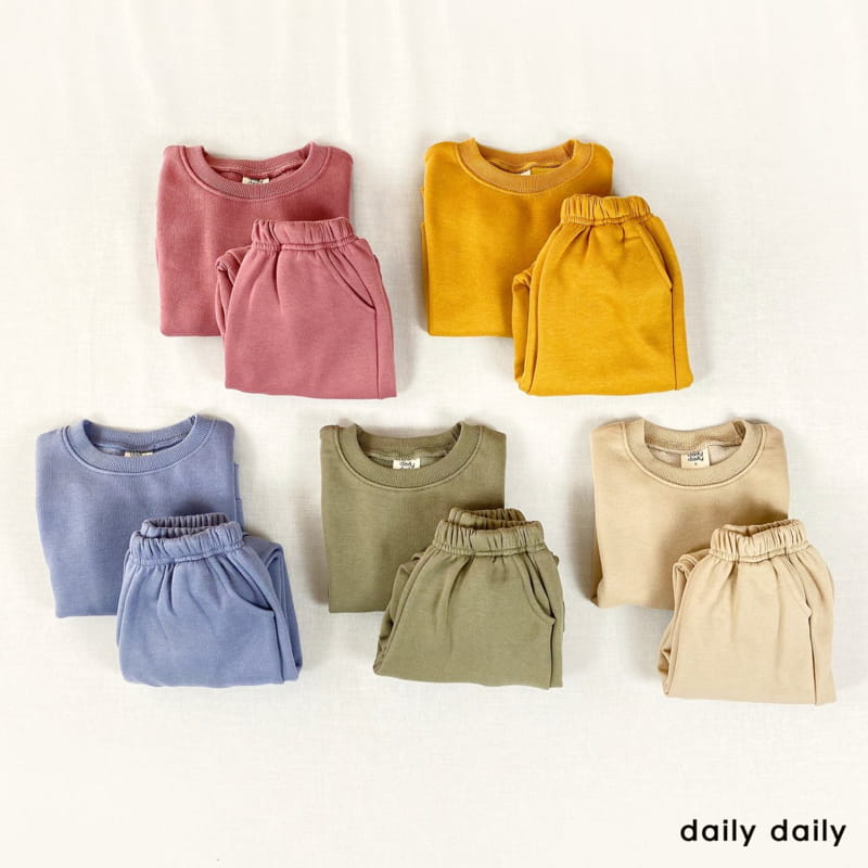 DAILY DAILY - Korean Children Fashion - #Kfashion4kids - Everyday Fleece Top Bottom Set  - 12