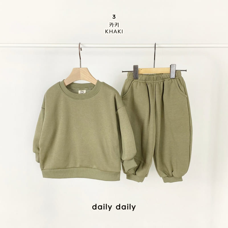 DAILY DAILY - Korean Children Fashion - #Kfashion4kids - Everyday Fleece Top Bottom Set  - 4