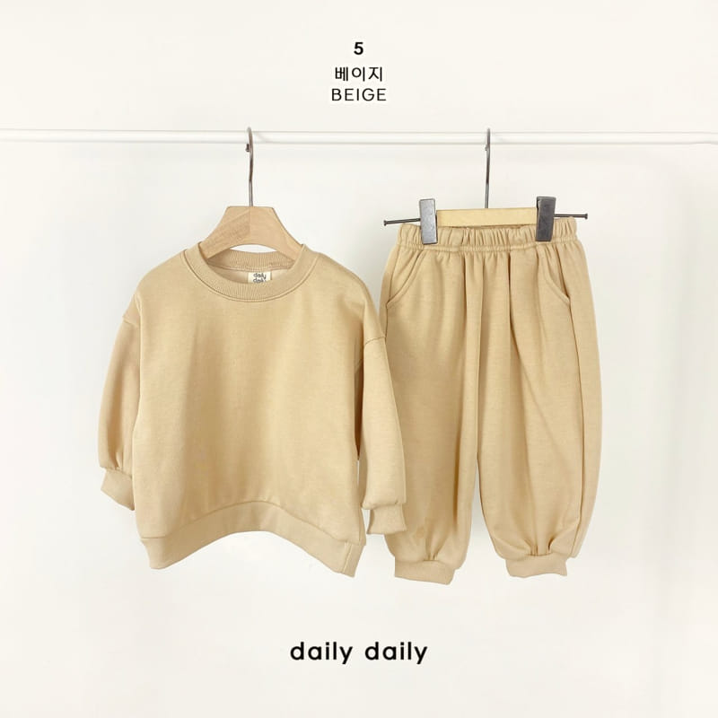DAILY DAILY - Korean Children Fashion - #Kfashion4kids - Everyday Fleece Top Bottom Set  - 6