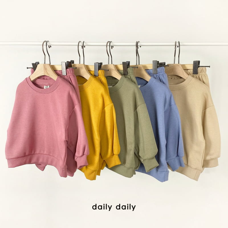DAILY DAILY - Korean Children Fashion - #Kfashion4kids - Everyday Fleece Top Bottom Set  - 9