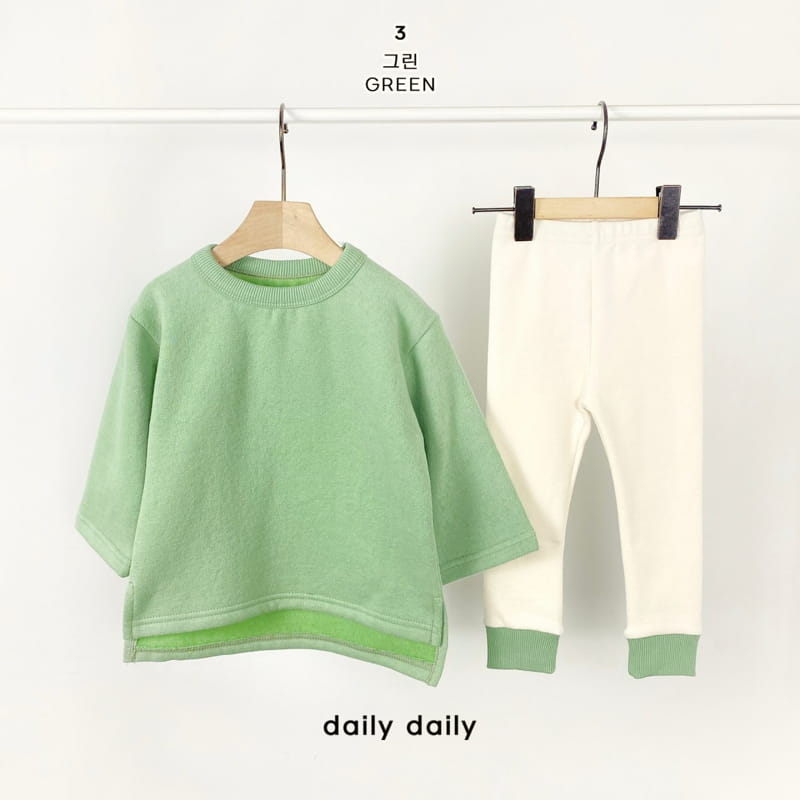 DAILY DAILY - Korean Children Fashion - #Kfashion4kids - Rainbow Unbalance Top Bottom Set - 4