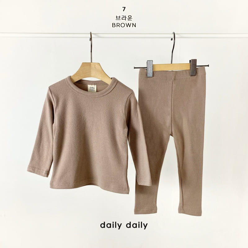 DAILY DAILY - Korean Children Fashion - #Kfashion4kids - Dang Dang Fleece Easywear - 9