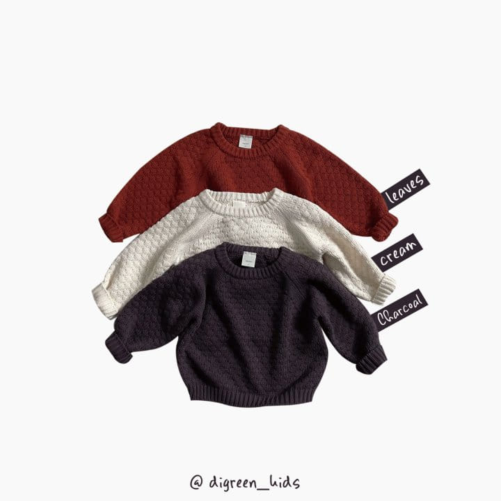 DIGREEN - Korean Children Fashion - #Kfashion4kids - Croiffle Knit