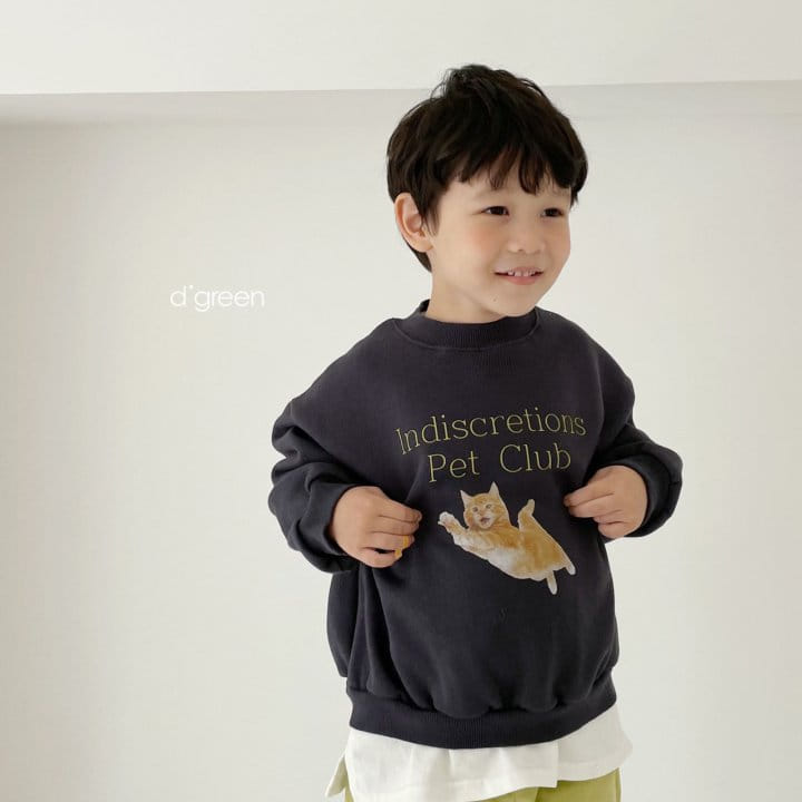 DIGREEN - Korean Children Fashion - #Kfashion4kids - Kitty Sweatshirt - 4