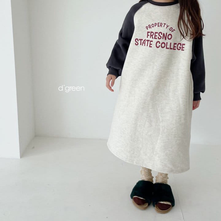 DIGREEN - Korean Children Fashion - #Kfashion4kids - Vintage Raglan One-piece - 2