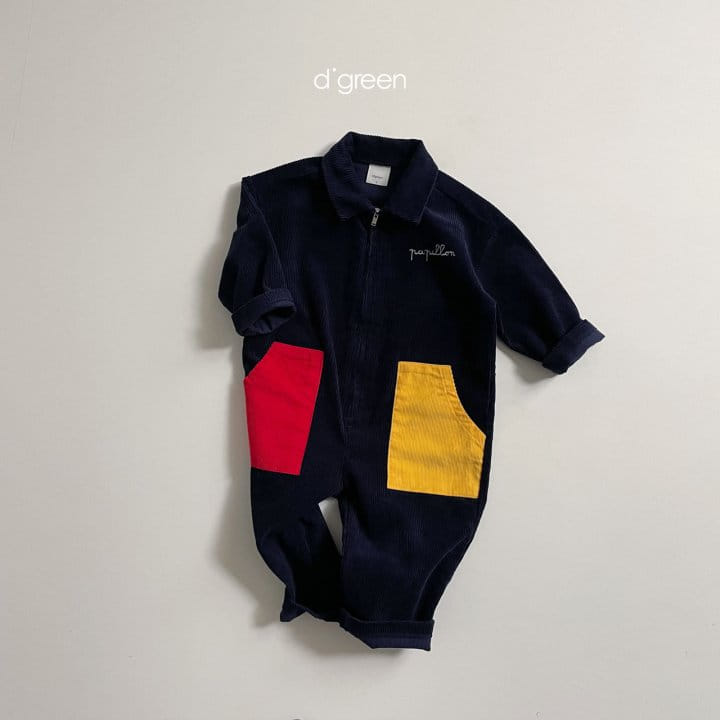 DIGREEN - Korean Children Fashion - #Kfashion4kids - Block Jumpsuit - 3