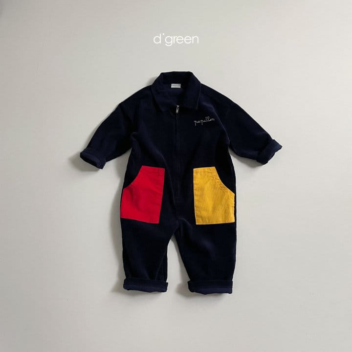 DIGREEN - Korean Children Fashion - #Kfashion4kids - Block Jumpsuit - 4