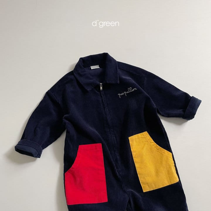 DIGREEN - Korean Children Fashion - #Kfashion4kids - Block Jumpsuit - 5