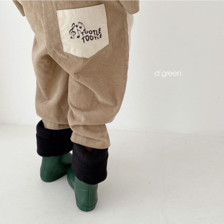 DIGREEN - Korean Children Fashion - #Kfashion4kids - Block Natural Jumpsuit - 2