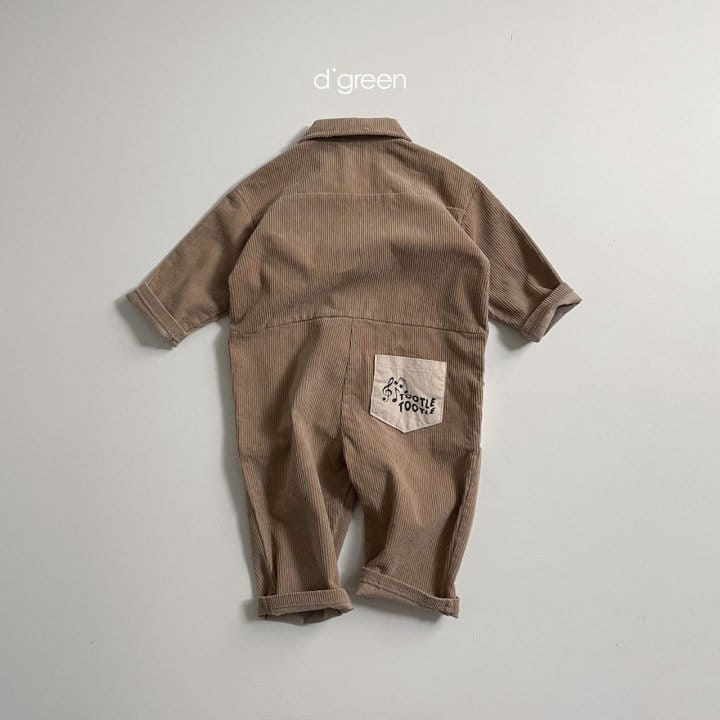 DIGREEN - Korean Children Fashion - #Kfashion4kids - Block Natural Jumpsuit - 7
