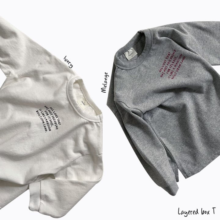 DIGREEN - Korean Children Fashion - #Kfashion4kids - Layered Box Tee