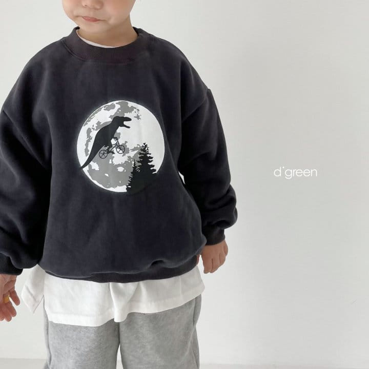 DIGREEN - Korean Children Fashion - #Kfashion4kids - Dino Moon Sweatshirt