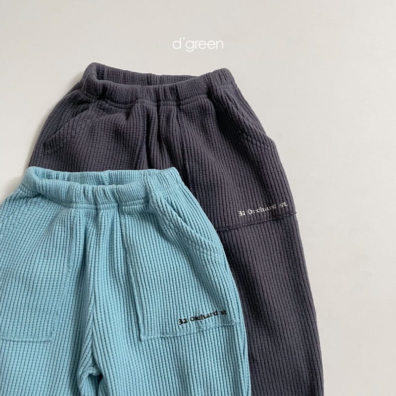 DIGREEN - Korean Children Fashion - #Kfashion4kids - Fleece Waffle Pants  - 3