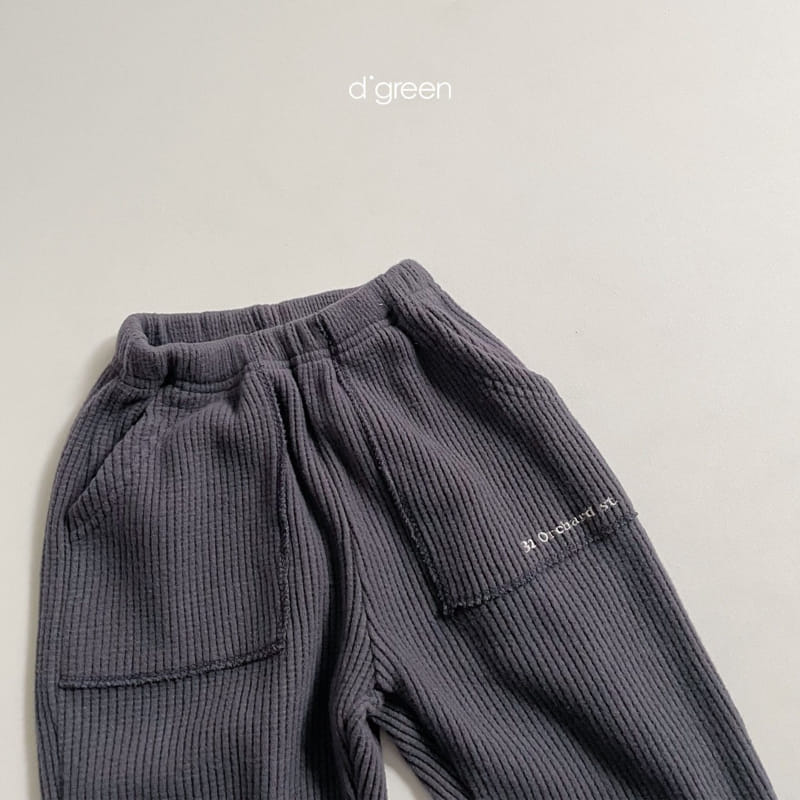 DIGREEN - Korean Children Fashion - #Kfashion4kids - Fleece Waffle Pants  - 6
