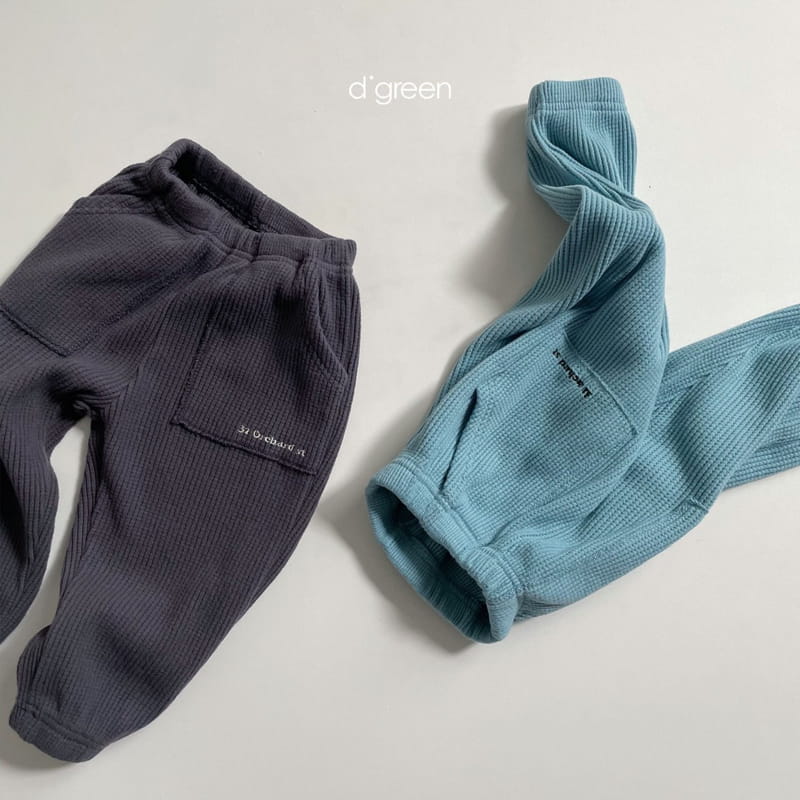 DIGREEN - Korean Children Fashion - #Kfashion4kids - Fleece Waffle Pants  - 9