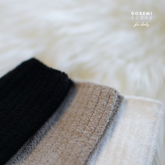 DOREMI SOCKS - Korean Children Fashion - #Kfashion4kids - Soft Two Tone Warmer [set of 3] - 5