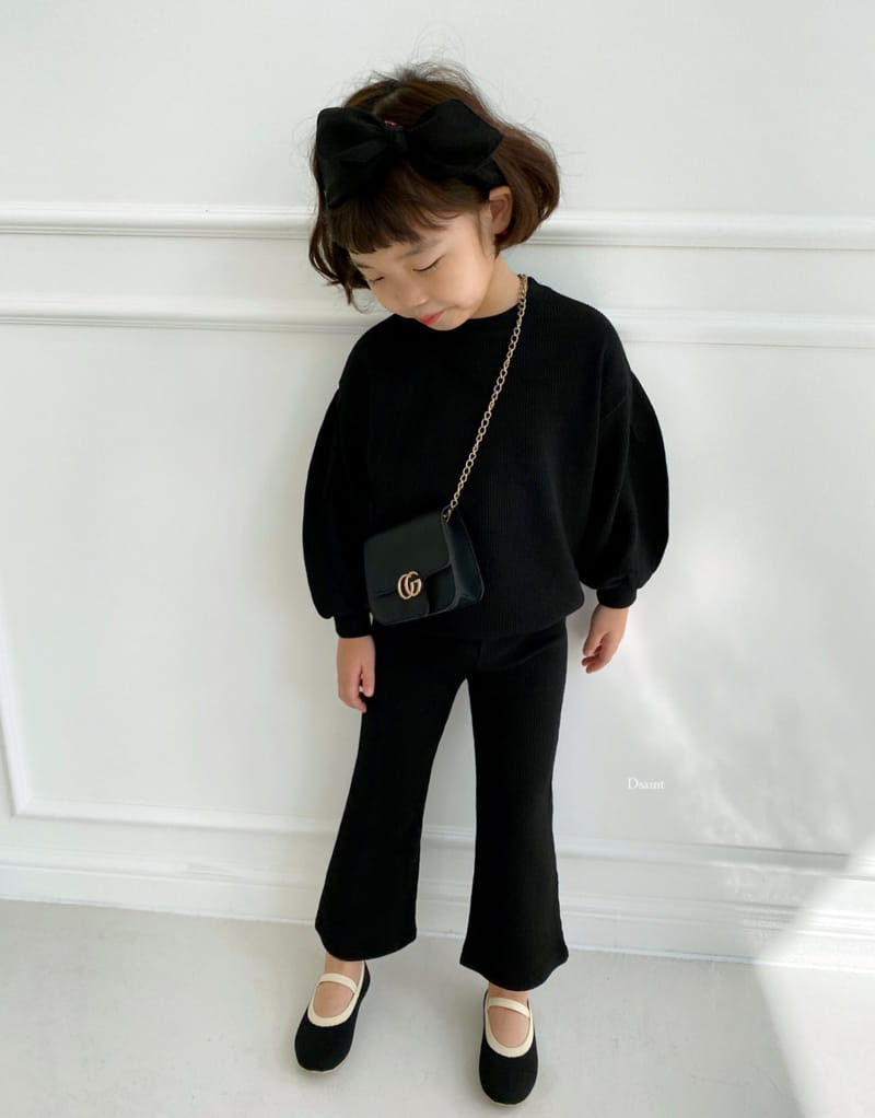 DSAINT - Korean Children Fashion - #Kfashion4kids - Lovely Knit Bootscut Top Bottom Set - 11