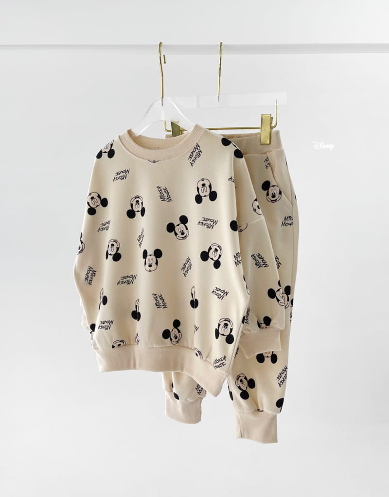 DSAINT - Korean Children Fashion - #Kfashion4kids - Pattern Mickey Top Bottom One-piece - 2