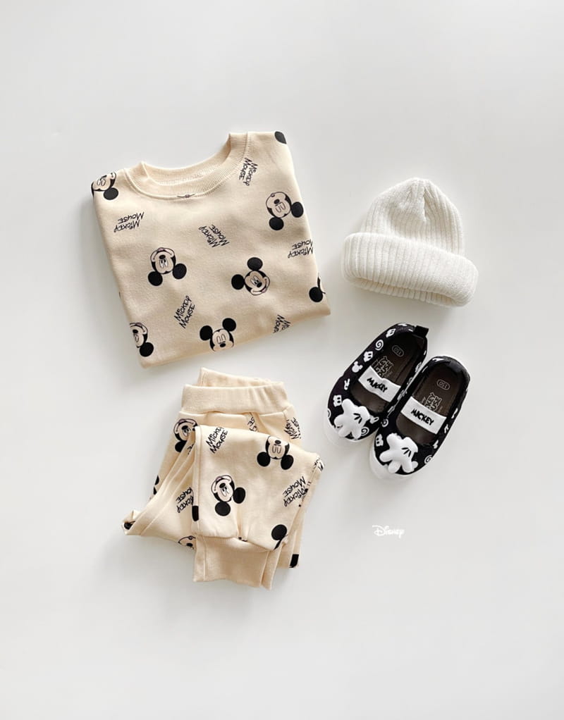 DSAINT - Korean Children Fashion - #Kfashion4kids - Pattern Mickey Top Bottom One-piece - 4
