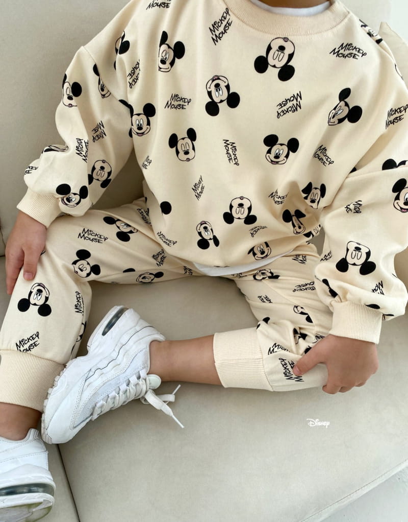 DSAINT - Korean Children Fashion - #Kfashion4kids - Pattern Mickey Top Bottom One-piece - 6