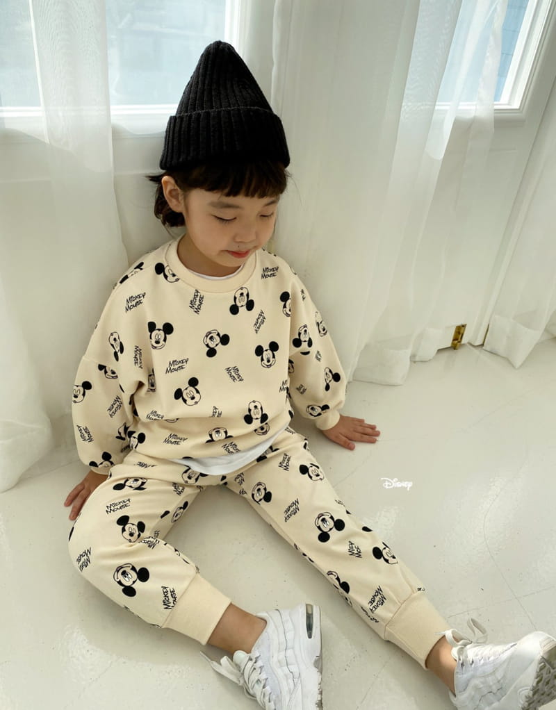 DSAINT - Korean Children Fashion - #Kfashion4kids - Pattern Mickey Top Bottom One-piece - 9